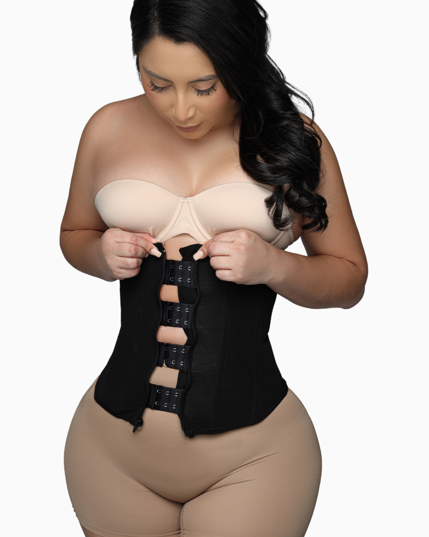 0324BB WAIST TRAINER POWERNET 3 ROW OF HOOKS