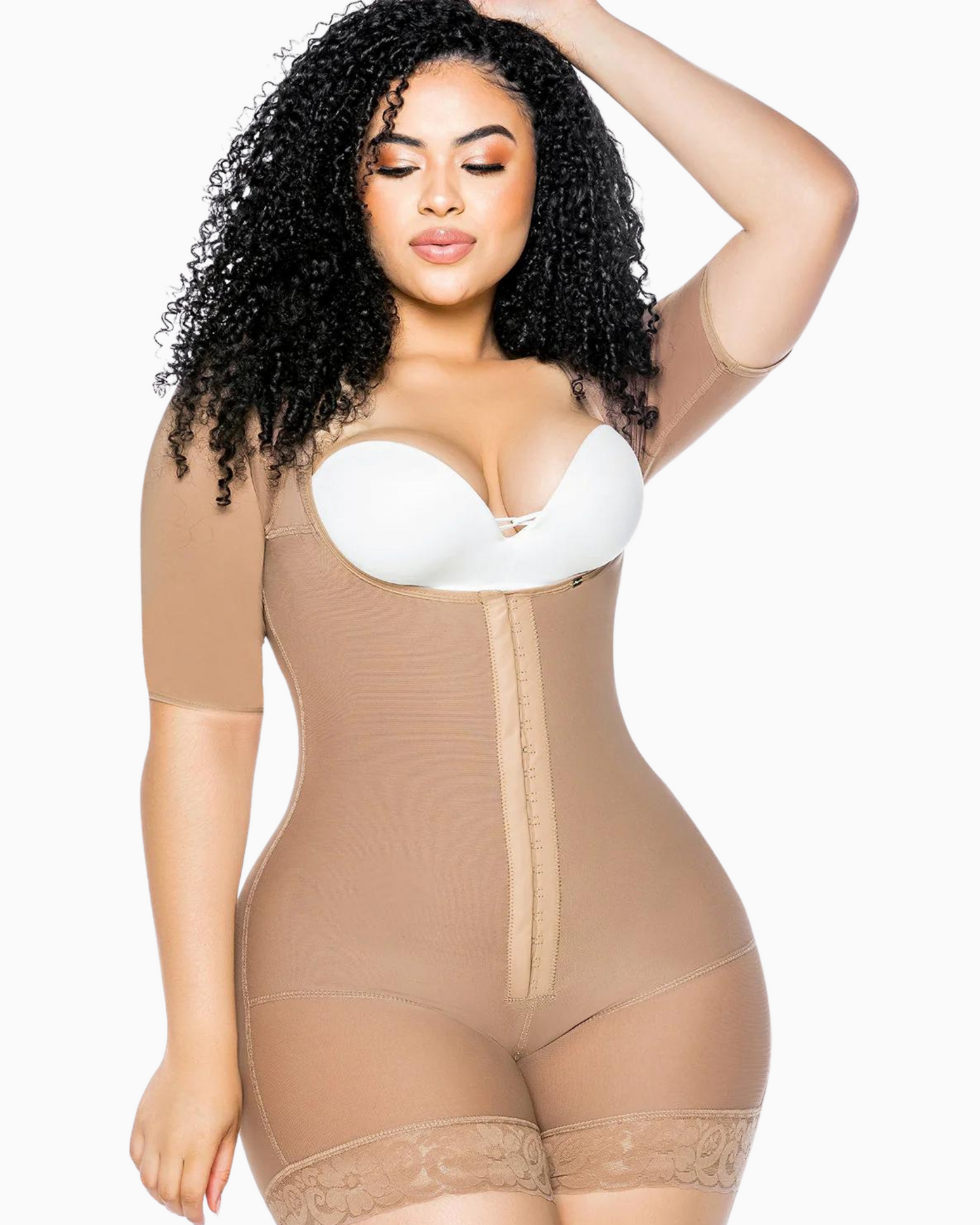 7103 FAJA SHORT WITH ARMS SLEEVES