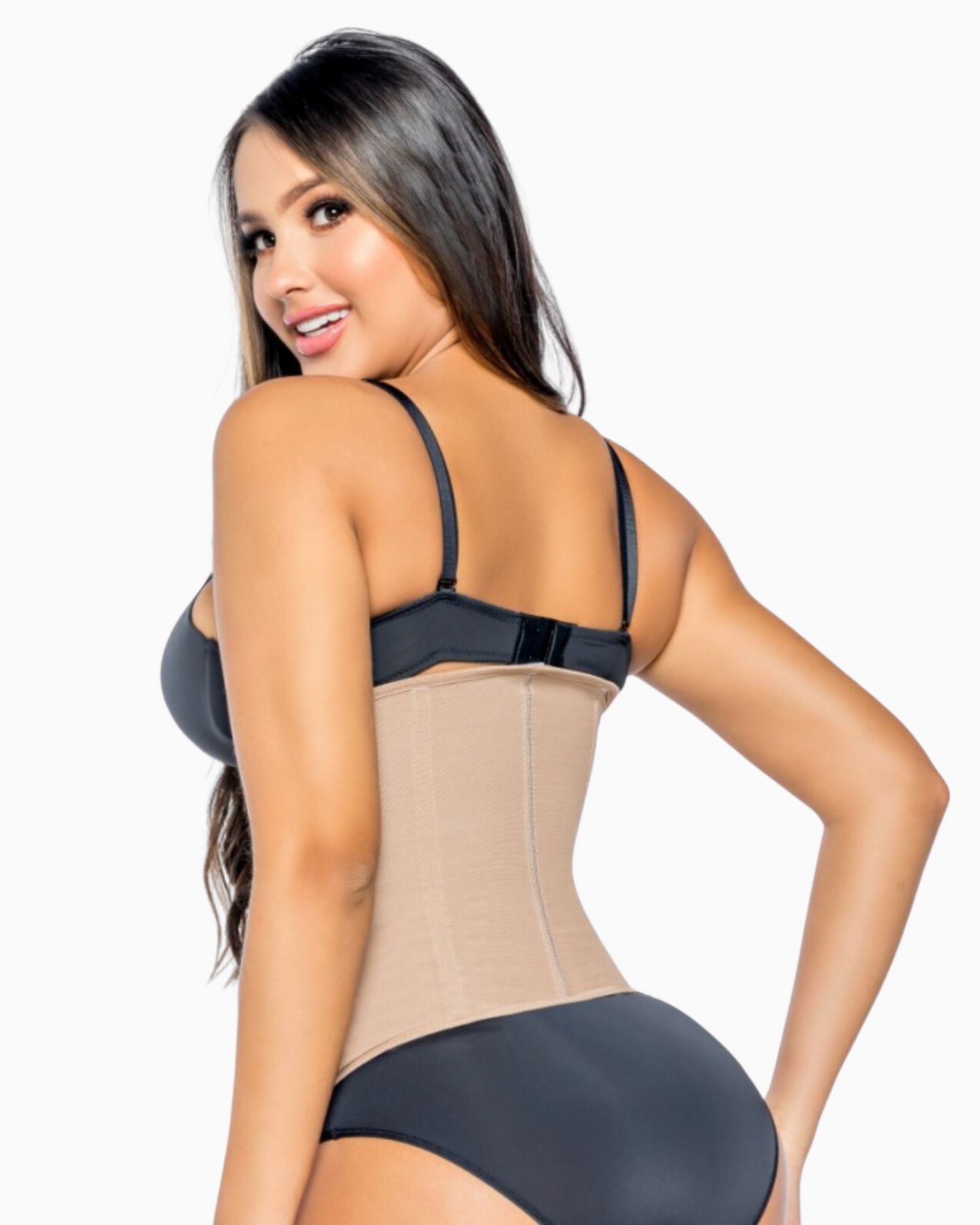 0324B Colombian Waist Trainer Powernet Zipper