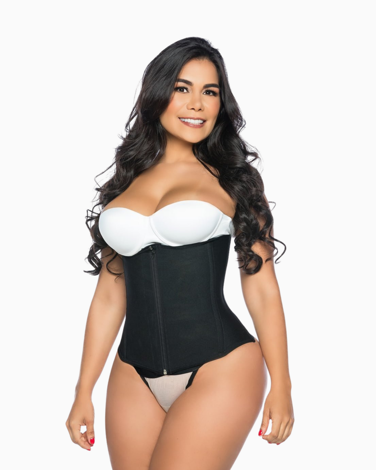 0324B Colombian Waist Trainer Powernet Zipper – ROSSÉ SHAPEWEAR