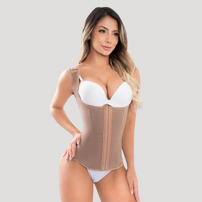 0326 Adjustable Straps Colombian Faja Vest Powernet Back Support