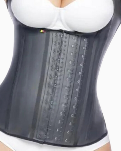 0327D THICK STRAPS LATEX VEST