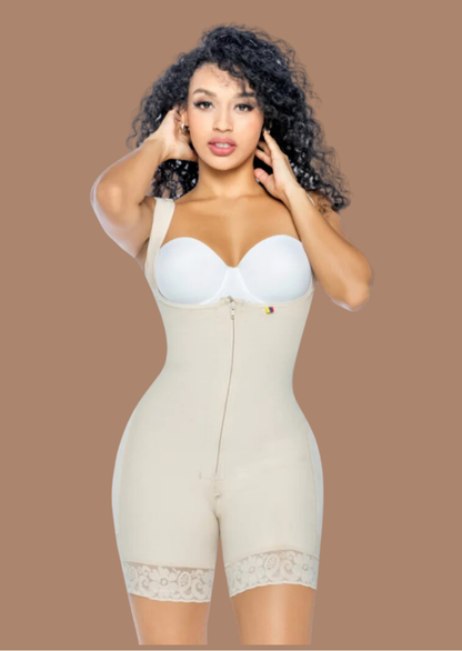 0390 THICK ADJUSTABLE STRAPS BUTT LIFT HIGH COMPRESSION