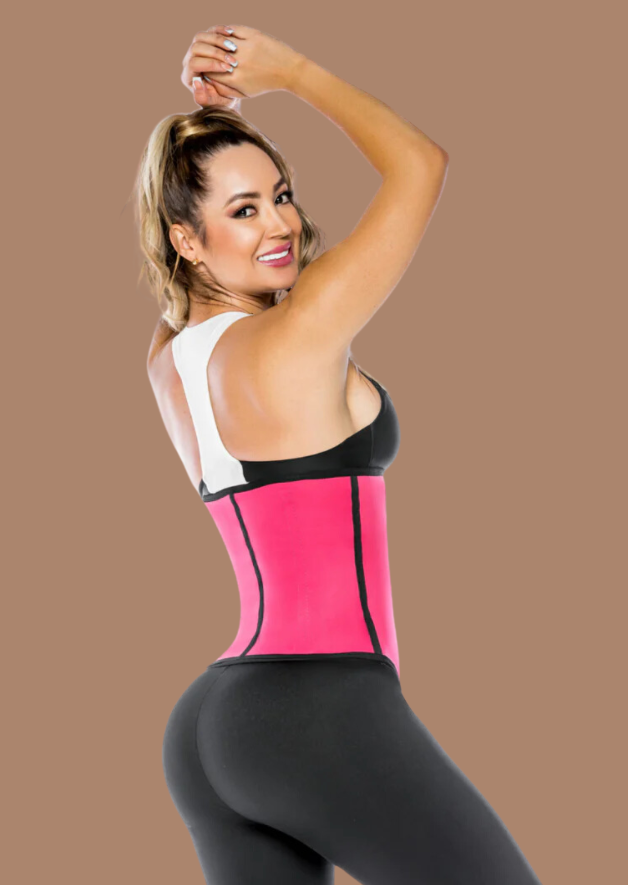 2002 SEAWEED WAIST TRAINER PINK