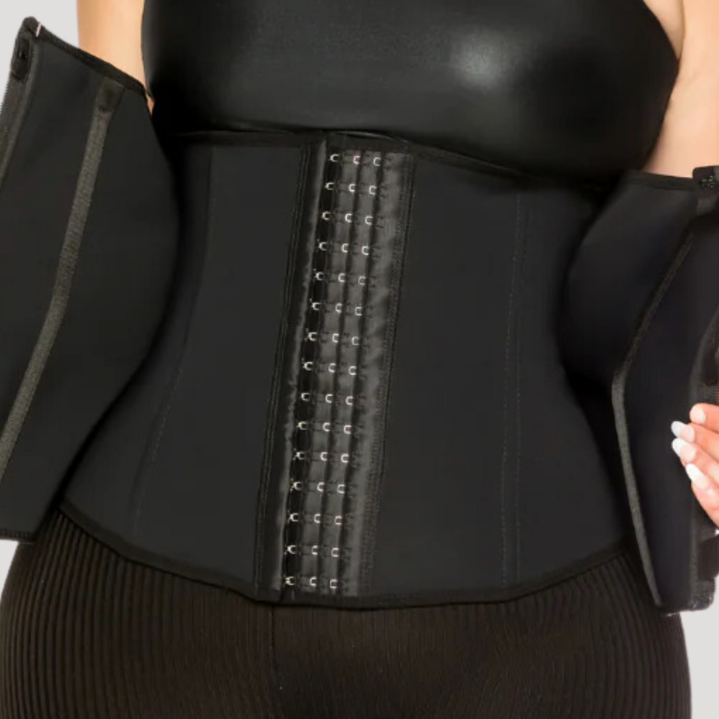 2022 WAIST TRAINER 2 IN 1 HOOK AND ZIPPER