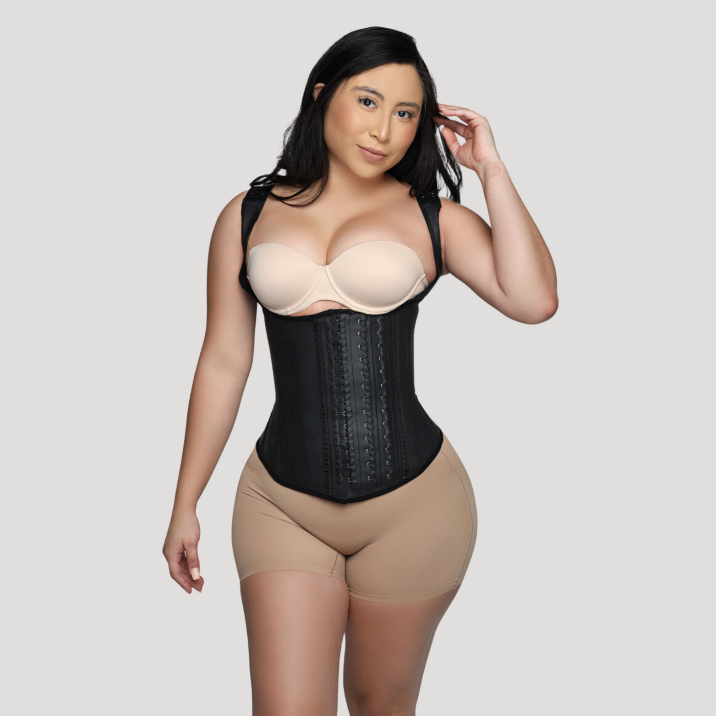 0327N Adjustable Straps Colombian Faja Vest Latex Back Support