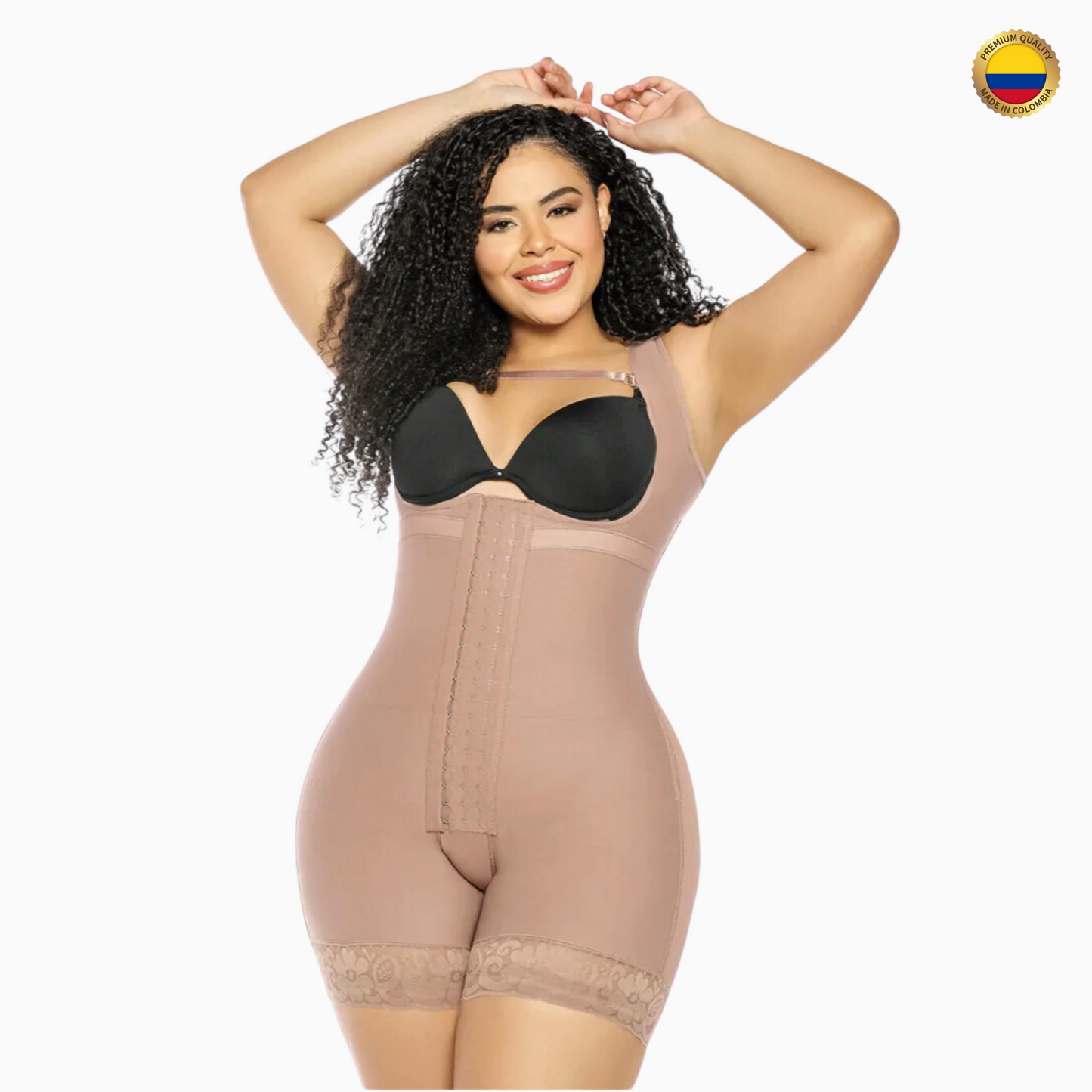 Jeannette Colombian Faja Seamless Thick Adjustable Straps