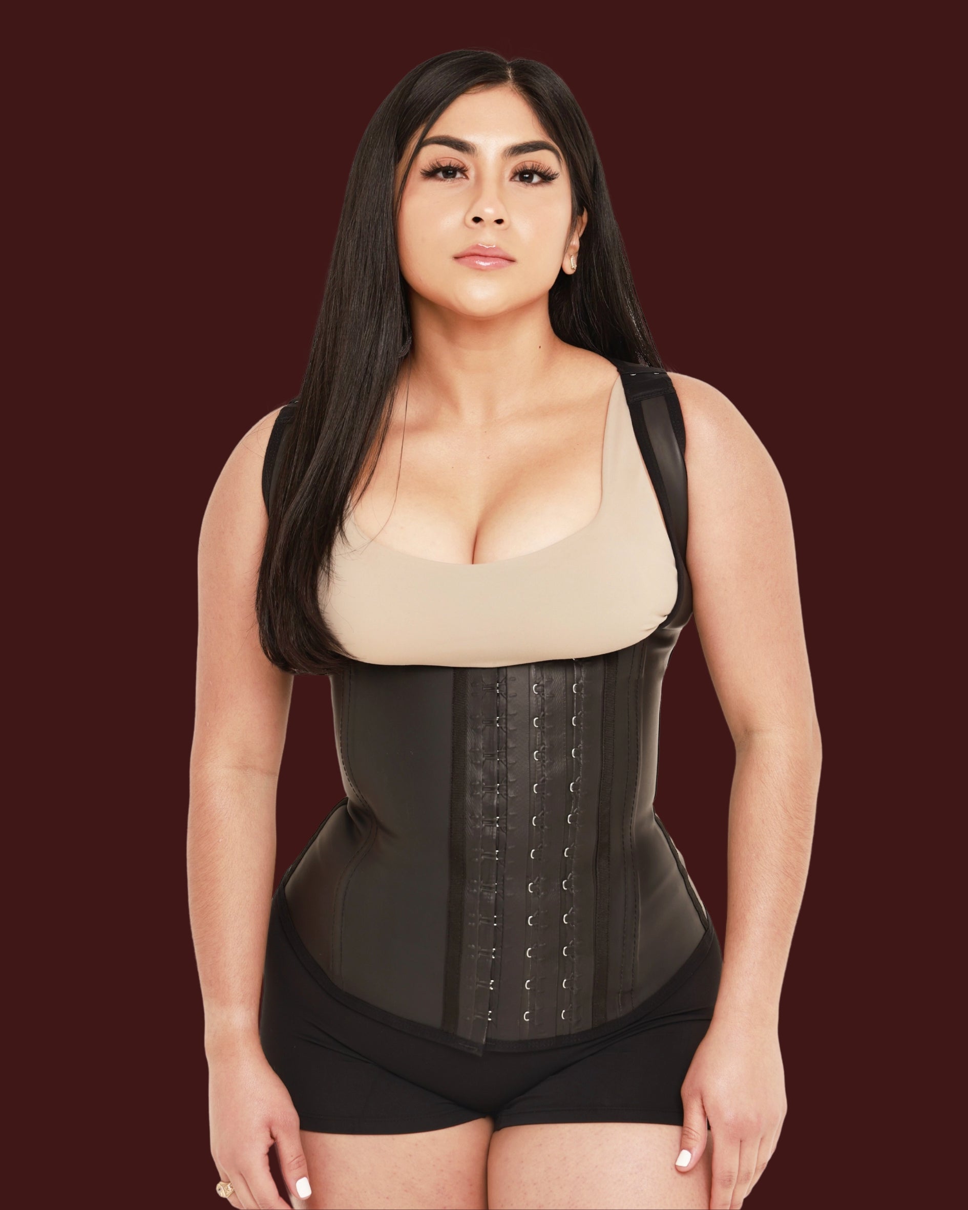 Colombian Latex Waist Trainer Vest – High Compression | 0327N