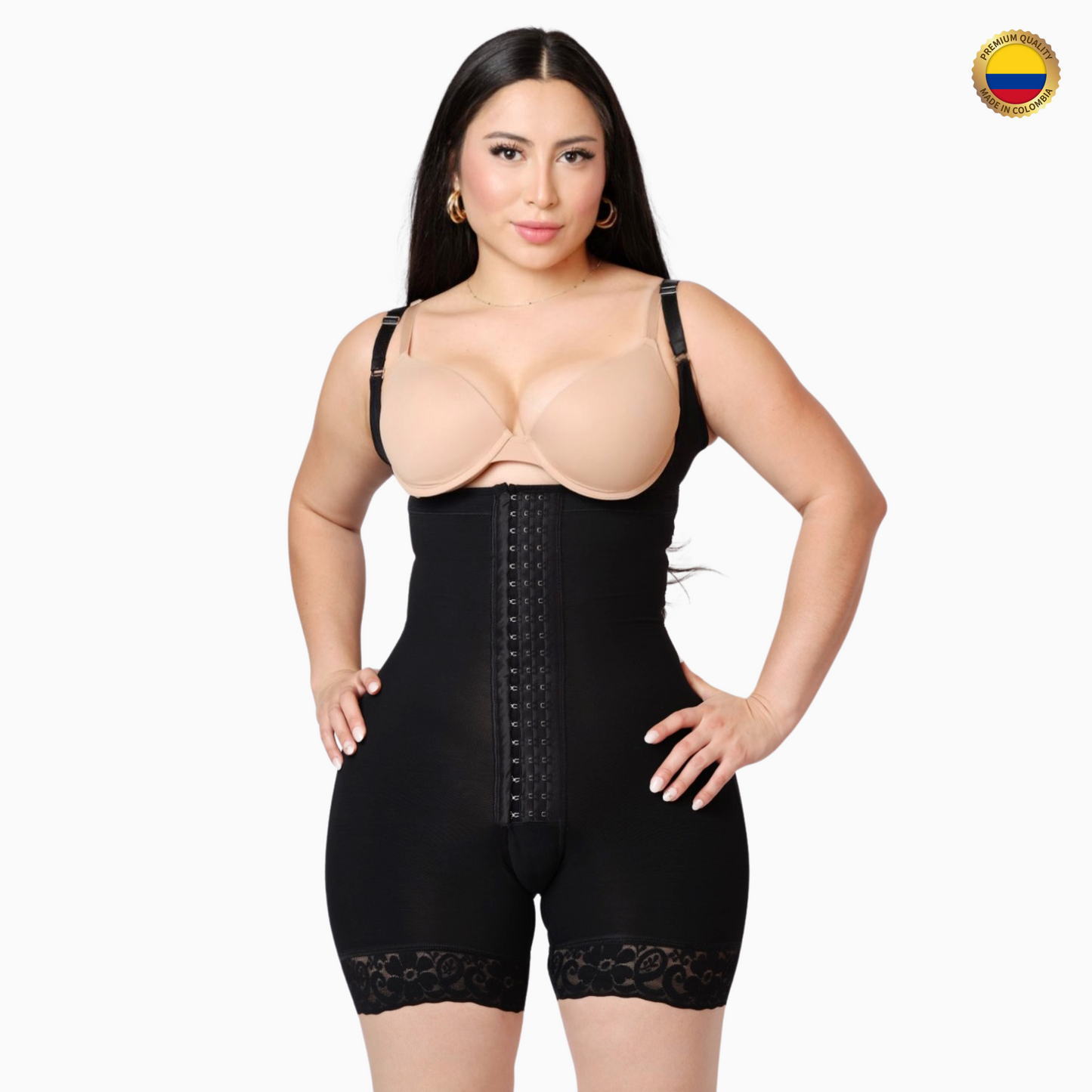 Rebecca Colombian Faja Seamless Thin Straps